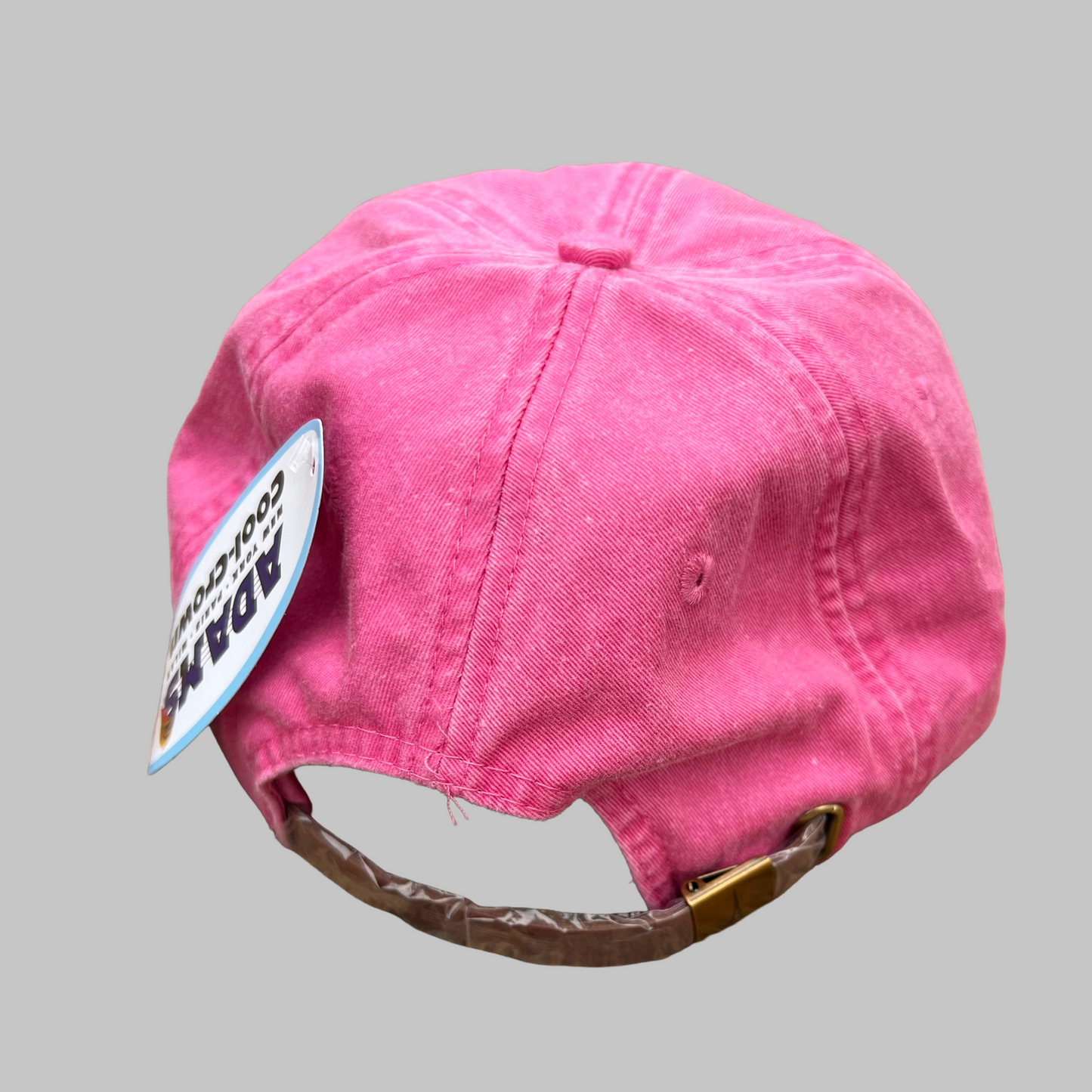 Madeleine Athletics Pink pigment dyed  adjustable baseball hat