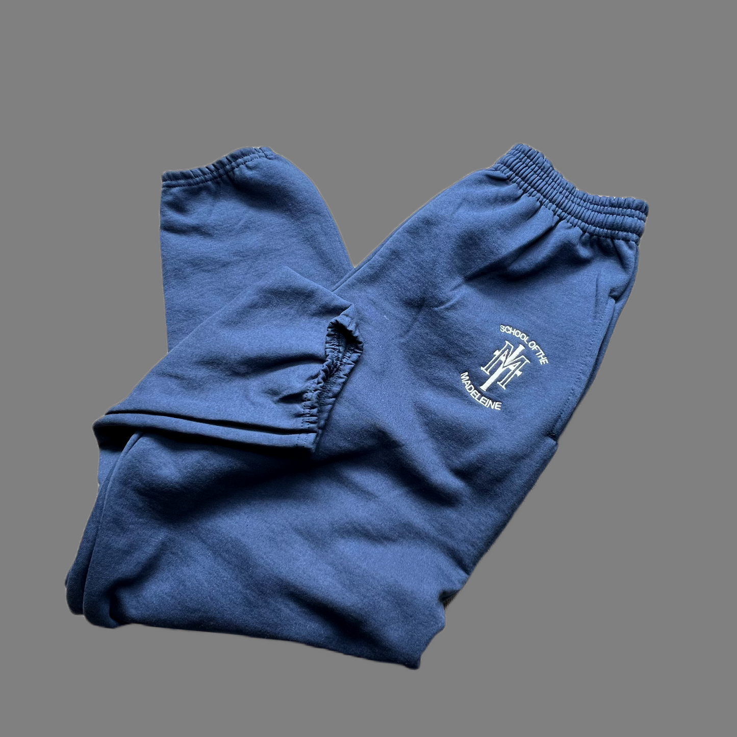 Adult unisex Navy Blue Fleece Sweatpants