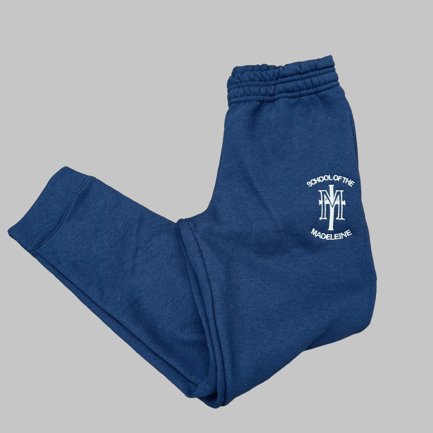 Youth Navy Blue Fleece Jogger Sweatpants