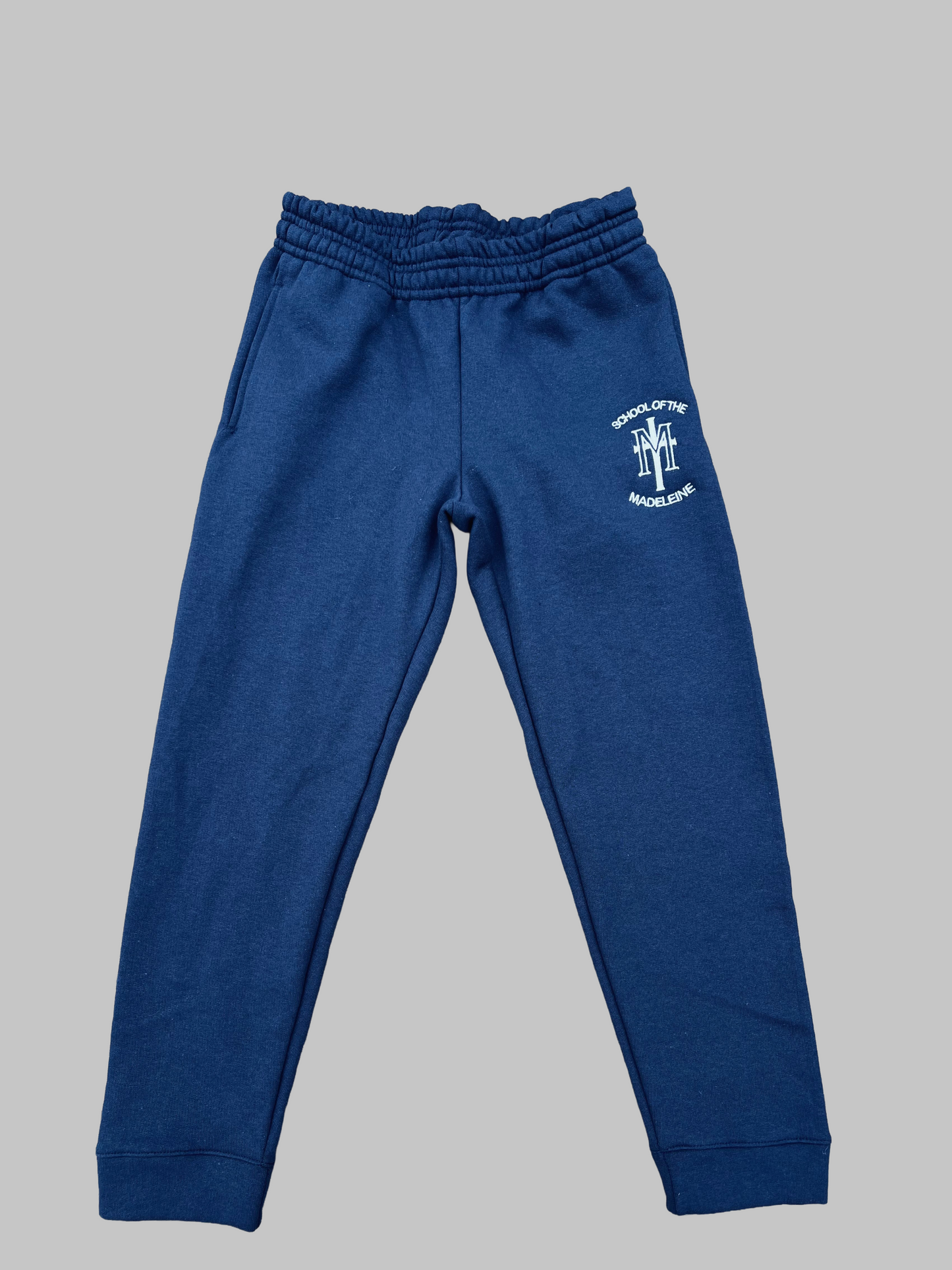 Youth Navy Blue Fleece Jogger Sweatpants