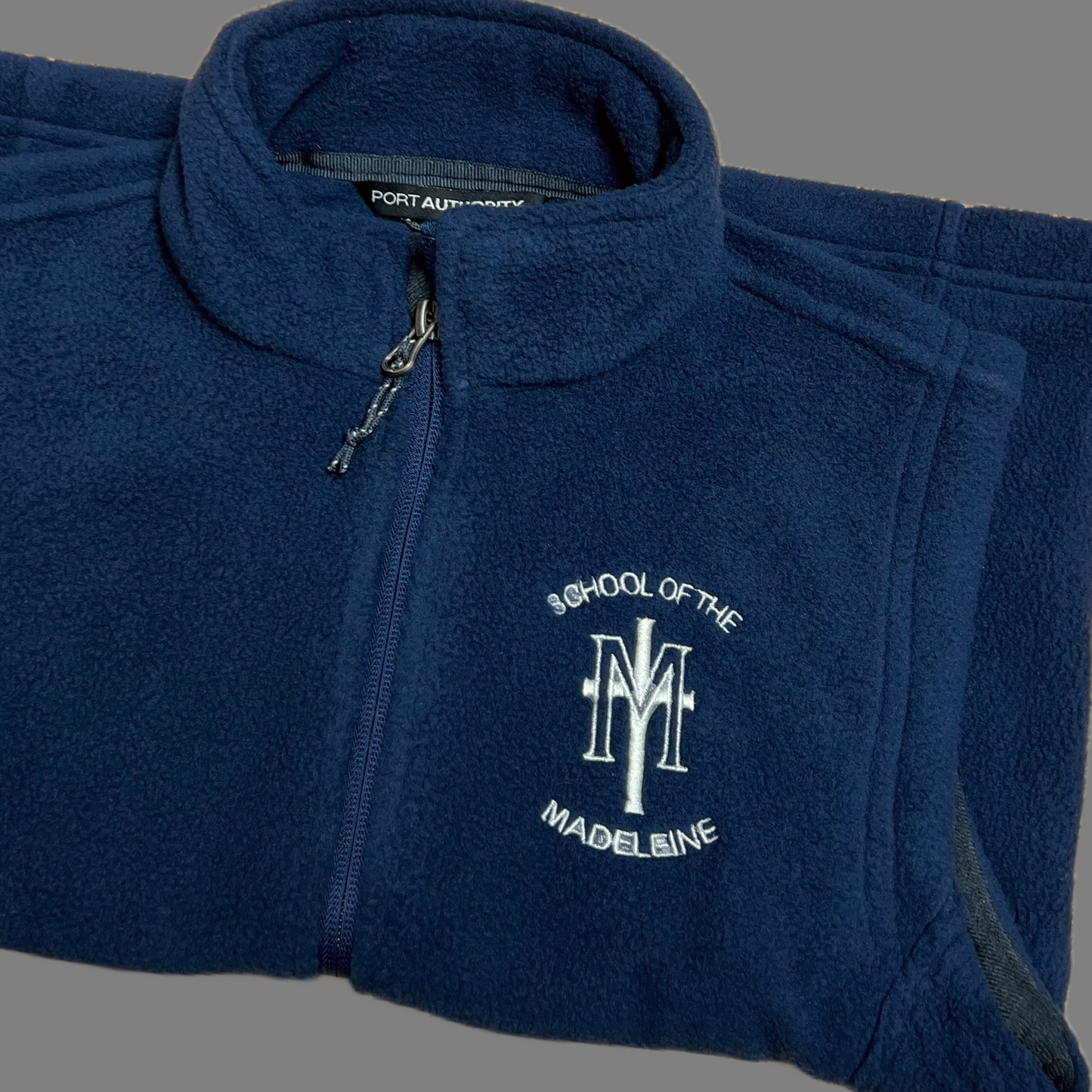 Adult Women Navy Blue Fleece Jacket