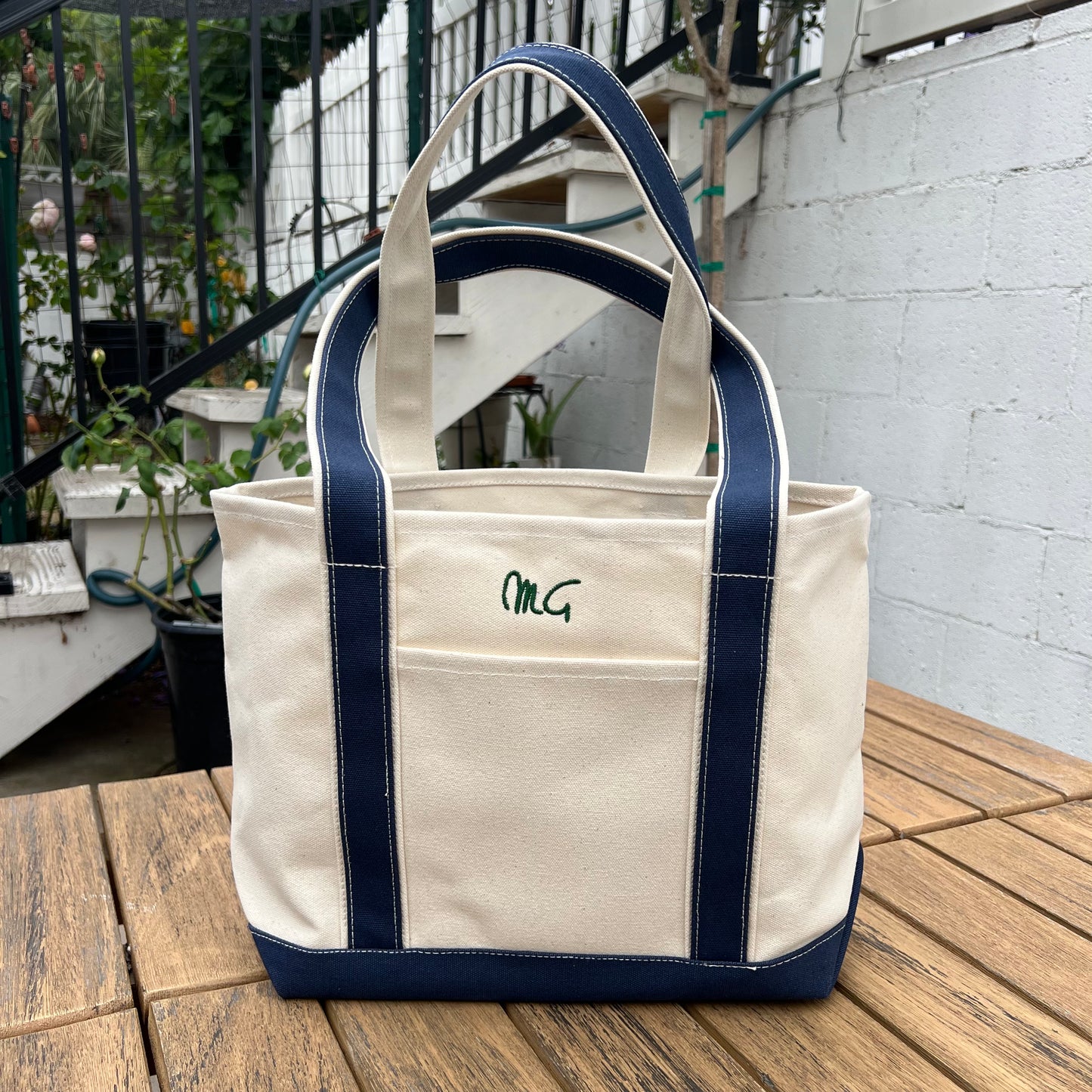 Teachers Appreciation heavy weight canvas resort tote bag
