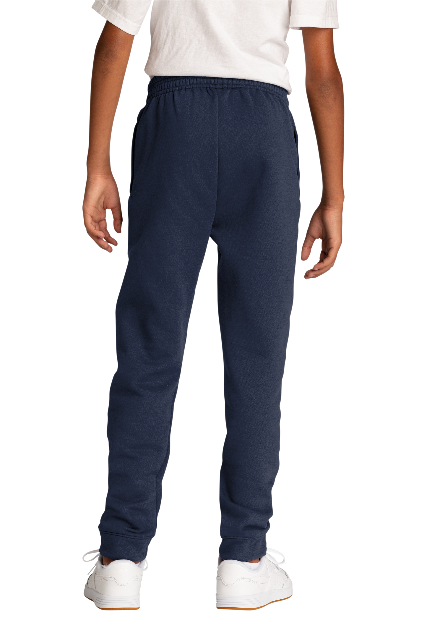 Youth Navy Blue Fleece Jogger Sweatpants